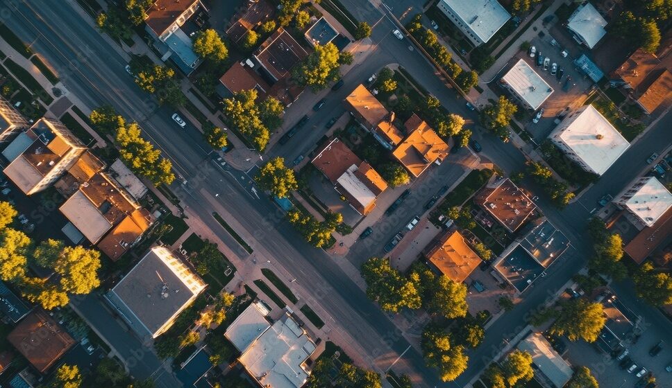 Aerial View of Greeley Colorado